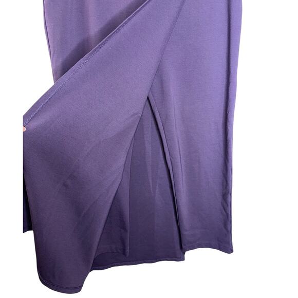 Betabrand Sassiest Pant Skirt Combo Deep Purple Stretchy Comfy Career Size XL - Picture 5 of 11